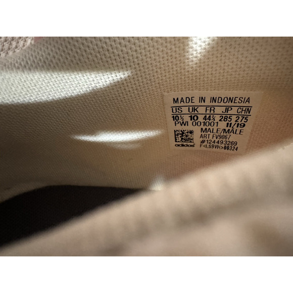 Adidas Questar Shoes Mens 10.5 Cloudfoam White/Red Mesh Sneakers Running FV9067 - Picture 4 of 16